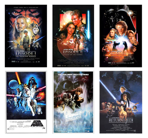 Star wars trilogy set - set, 6