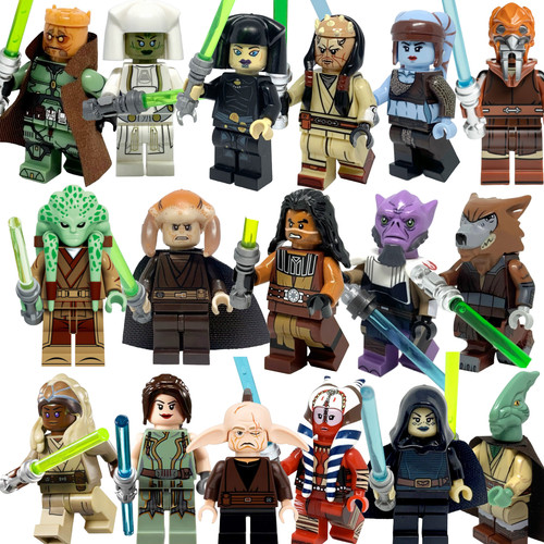 Jedi custom minifigures - 20+,