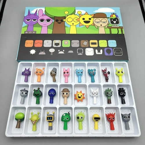 Pcs set sprunki model - sprunki, toy